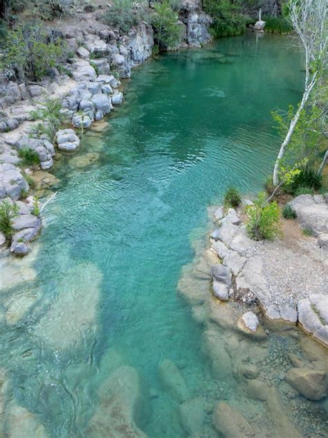 Creeks and ravines to cross; Fossil Creek! Arizona is amazing... I learned my first ...