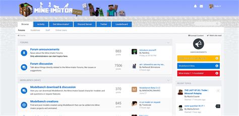 The web design forum (uk). I made a concept for a new website design for the forums ...