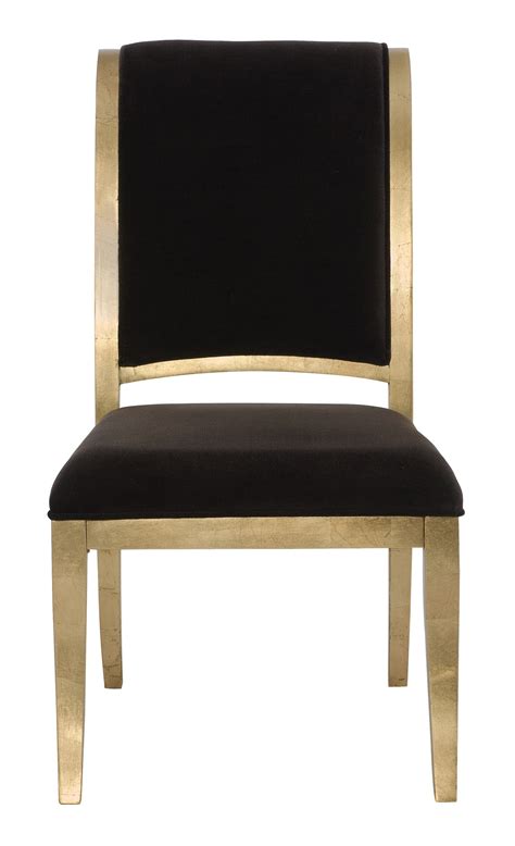 Upholstered seat with welt upholstered inback and outback no leather option ring pull hardware on top of outback caviar finish this item is available in other fabrics at an upcharge. Side Chair | Bernhardt