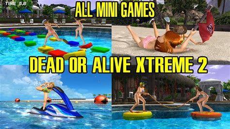 Volleyball is the most fleshed out minigame and it is still pretty simple. Dead Or Alive Xtreme 2 All Mini Games Gameplay - YouTube