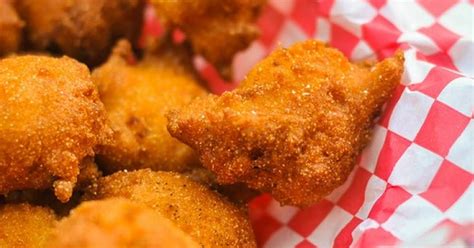 We treat every moment as an opportunity to celebrate the food we love the most from the place we lov. Long John Silver's Hush Puppies With Milk, Egg, Cornmeal, Flour, Baking Powder, Garlic Salt ...
