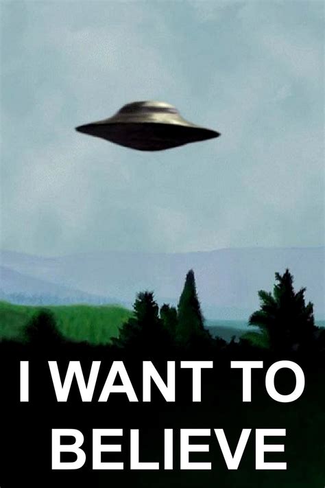 X-Files: I want to Believe Print | Etsy