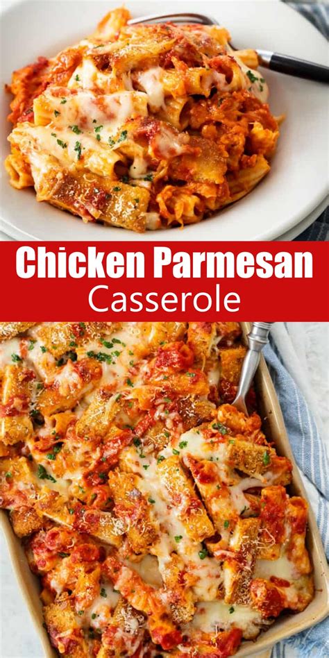 The whole family is going to love this recipe, which is packed with nutrients but also something to look forward to. Chicken Parmesan Casserole Recipe - CUCINA DE YUNG