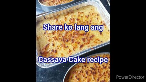 Kuih bingka ubi kayu (baked tapioca cake) recipe. CASSAVA CAKE RECIPE || LUTONG PINOY - YouTube
