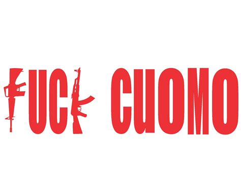 Maybe you would like to learn more about one of these? Galleon - F*** Cuomo (9" X 2-1/2") RED Die Cut Decal ...