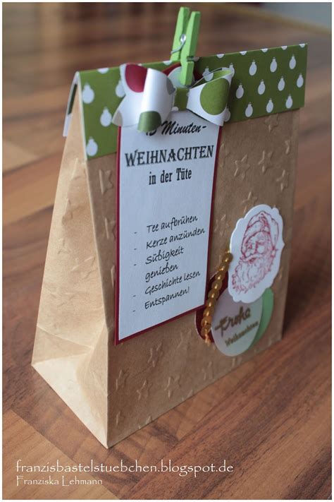 Die weihnachtstüten hat man letztes jahr viel auf blogs gesehen. Franzi´s Näh- und Bastelstübchen: -15 Minuten- Weihnachten ...