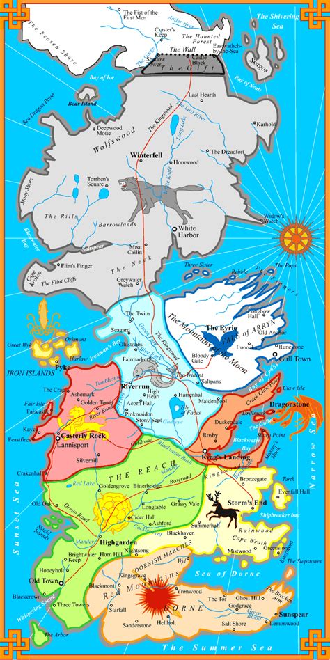Game of thrones westeros westeros map game of thrones books george rr martin the winds of winter a clash of kings a dance with dragons fire art cross stitch pattern westeros map game of thrones highly detailed got pdf ilutiencrossstitch. Westeros Map with Political Boundaries - http://gameofthrones.net/ | Game of trone, Game oh ...
