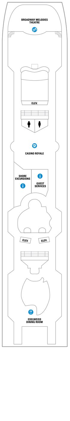 Deck 8 onboard rhapsody of the seas features 145 cabins. Rhapsody of the Seas Deck plan & cabin plan