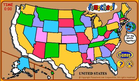 Then put the states back where they belong. United States Puzzle | Free Online Games | US Geography ...