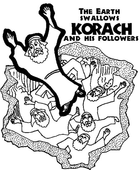 You can customize your book by changing the font and text. Torah Tots Parsha on Parade - Korach - Coloring page