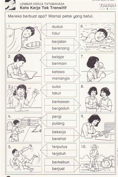 Kata kerja aktif transitif dan tak transitif tahun 3. Image result for kata kerja pasif | Preschool activities ...