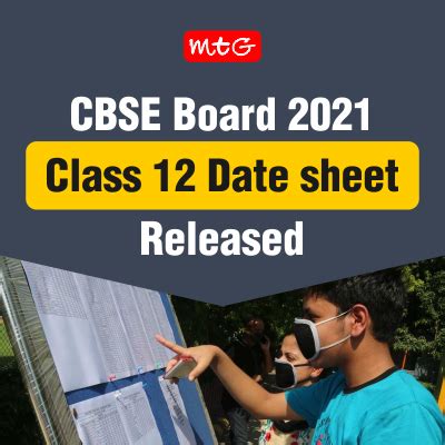 Students are advised to check and download the cbse datesheet 2021 through the official website @ cbse.nic.in or cbse.gov.in. CBSE Board 2021 Class 12 Date sheet Released2 - PCMB Blog