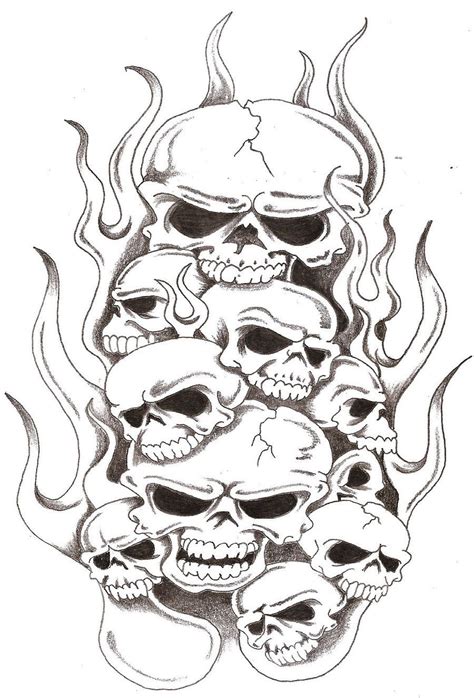 It is quite possibly the most famous skull tattoo among extremes and individuals enamored with hazards. Pin on skulls