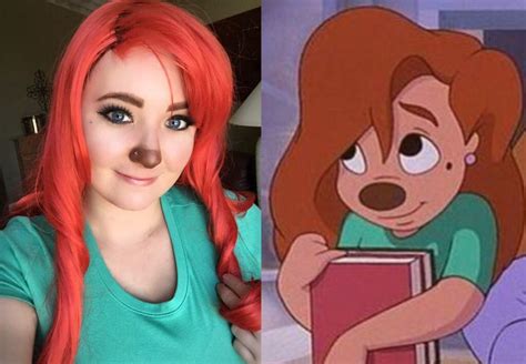 Roquois as powerline & tranquil ashes cosplay. Roxanne ️ a goofy movie | Cosplay Amino