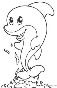 To print the coloring page: Free Printable Dolphin Coloring Pages For Kids