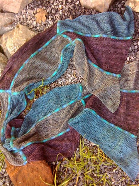 Gina has an infectious passion for fiber arts and design. Ravelry: Waterfall Scarf pattern by Gina Wilde