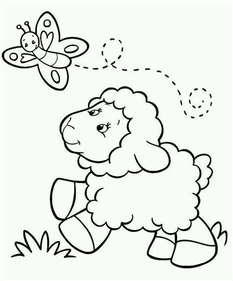 Dit is het volledige artikel schattige dieren tekenen makkelijk deze keer hoop ik dat het voor jullie. Kleurplaat Schaap En Lammetje