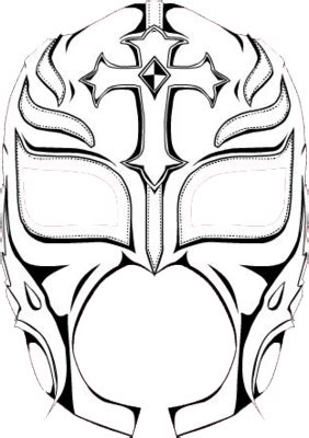 All information about wwe rey mysterio coloring pages. rey-misteryo-mask-psd-443091.png (282×400) | Wwe birthday ...