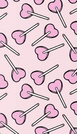 Find the best aesthetic wallpapers on wallpapertag. Heart lollipop | Aesthetic iphone wallpaper, Cute patterns ...