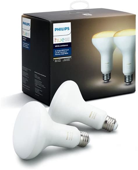 Bulbs work very well, i love that with choosing the right placement for the bulbs, you can set a group of bulbs to turn off this is philips hue basic white bulb. Philips Hue White/Color Ambiance 3rd Gen BR30 Bulb 2PK ...