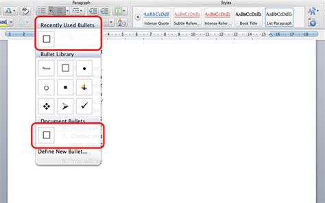 Note that these methods will vary depending upon the version. How to Add a Check Box and Custom Bullets in Microsoft ...
