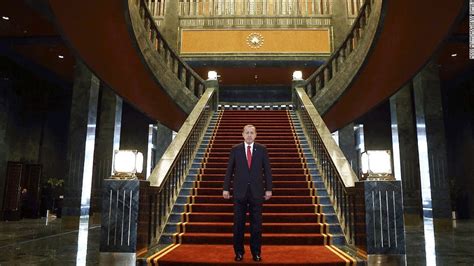 Workers clean the area in front of the new turkish presidential palace prior to an official reception for republic day, in ankara on october 28, 2014. MEI Editor's Blog: The New Turkish Presidential Palace ...