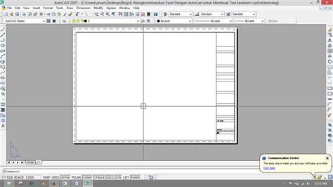 Klik pada sel lembar kerja excel apa pun yang anda ingin mengandung gambar. Mengkombinasikan Excel Dengan AutoCad untuk Membuat Text ...