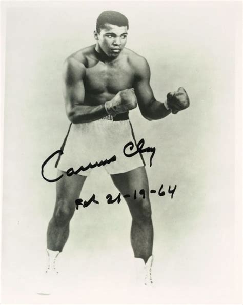 Ali earns through his acting, rapper and boxing career. Rare Cassius Clay signature, how much do you think this is ...