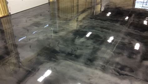 Epoxy takes a pretty long time to dry, so if you're not the patient type, you may want to. Epoxy Metallic Garage Floor Coatings: More Than Just A ...