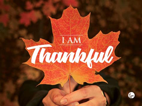 I Am Thankful - Franklin Christian Church