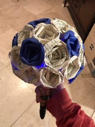 You may want to consider using them sparingly if your budget is getting tight. Bouquet, Paper Flowers, Ribbon Flowers, Nerdy, Vendor ...