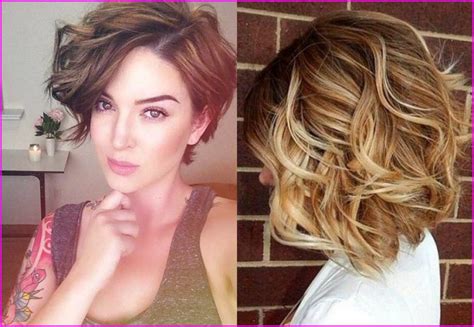 Or with naturally wavy hair, you can air dry and then fix a few pieces with a curling iron. Curly Bob Haircuts - Best Short Haircuts for Curly Hair & Round Face 2019 | Short hair styles ...