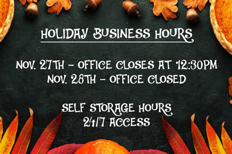 Thanksgiving Holiday Hours | Affordable Attic | Climate ...