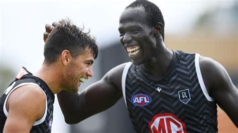 In response, port said it would continue to challenge and report racism. AFL 2021: Aliir Aliir on his incredible journey to the AFL | The Advertiser