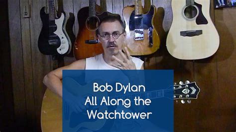 All along the watchtower princes kept the view an allusion to medieval existence, people in castles, guarded, walled off. How to play All Along the Watchtower with Lyrics - Build ...
