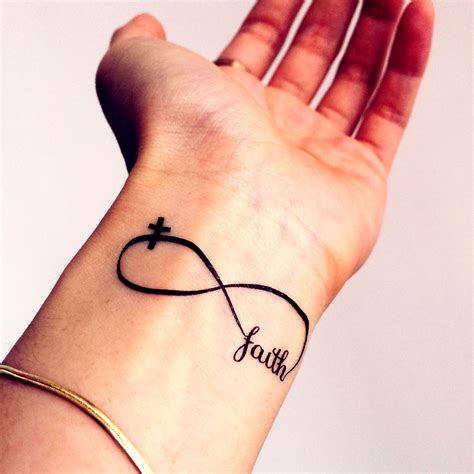 Black ink cross tattoo on wrist. 2014 06 21 2017.09.47 large | Wrist tattoos, Faith tattoo ...