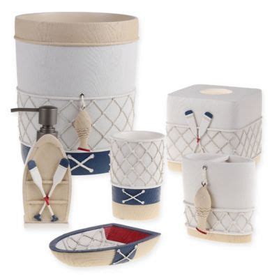 Nautical style comes naturally to the seafaring scandinavians (their maritime history stretches have a look at more of our favorite bath accessories, and for more nautical ideas, check out guideboat. Marina Bath Ensemble | Nautical bathroom accessories ...