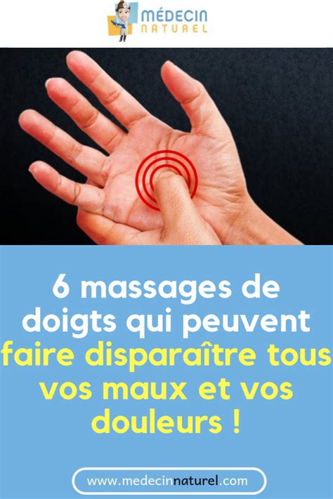 Vous souffrez de maux de tête intenses ? 6 massages de doigts qui peuvent faire disparaître tous ...