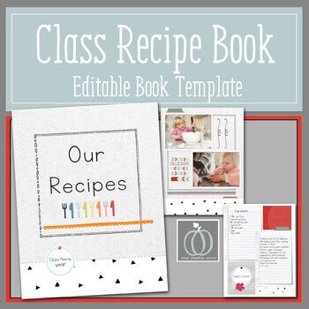 Share your recipes with the world in a free cookbook cover template from our customizable designs fit for your taste. Class Recipe Book Editable Book Template by Tiny Pumpkin ...