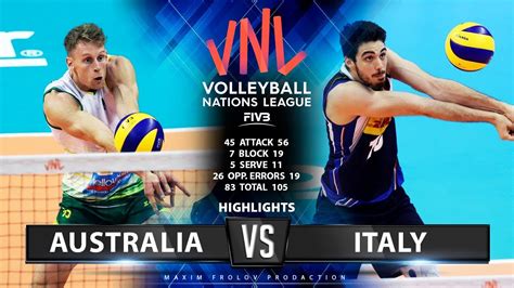 It was held from july 20 to july 30 at the olympiiski indoor stadium 1 2 and at the cska sports palace , 2 both located in moscow , russian sfsr , soviet union. Australia vs Italy | Highlights Men's VNL 2019 - YouTube