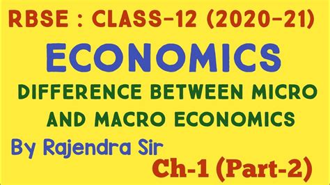 Notes not only useful for cbse students but these are useful for all students of indian education boards from various states. #2 RBSE ECONOMICS in Hindi Class-12 Chapter-1 (Part-2 ...