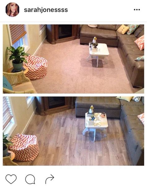 My parents had engineered hardwood in their family room. Allure TrafficMaster Resilient Vinyl Plank in Weathered ...