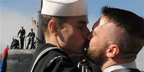 Jean paul gaultier le male in the navy is the embodiment of sexiness. Gay Couple Makes Navy History With 'First Kiss' | HuffPost