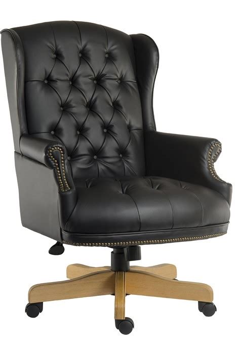 However, it's easy to install, and it's a perfect and ideal option for both leather and cloth chair. Black Traditional Deeply Button Padded Leather Office ...