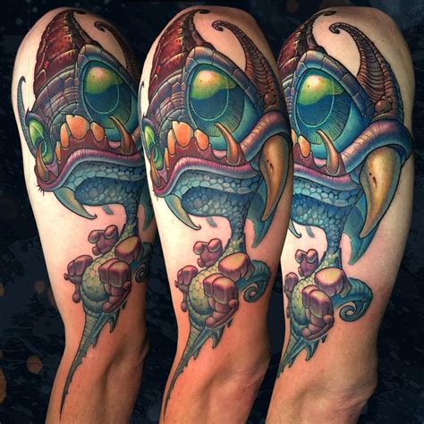 Maybe you would like to learn more about one of these? Giant Creature by Jesse Smith: TattooNOW