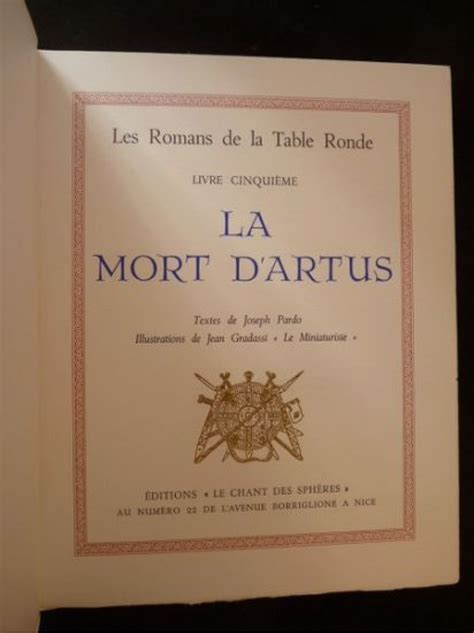 4 manuscrit de paris, bnf, f. GRADASSI : Les Romans de la Table ronde - Edition ...