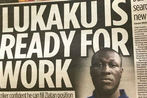 Irish newspaper the herald has been taken to the cleaners after mistaking uk rapper stormzy for football superstar romelu lukaku in an article detailing his move to manchester united. Stormzy Has Reacted Perfectly Via Twitter To The Newspaper ...