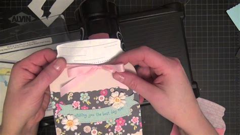 Cut your 12x12 patterned paper in half so you have two pieces measuring 6x12. How to Make Mason Jar Scrapbook Albums and Cards - YouTube