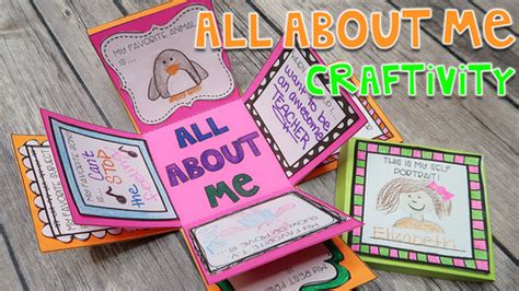 All About Me Craftivity with Tutorial Video by The ...