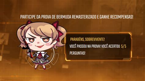 A prova é composta por 5 perguntas diferentes e todas são relacionadas ao novo mapa! Respostas do Quiz Prova do Bermuda Remasterizado ...